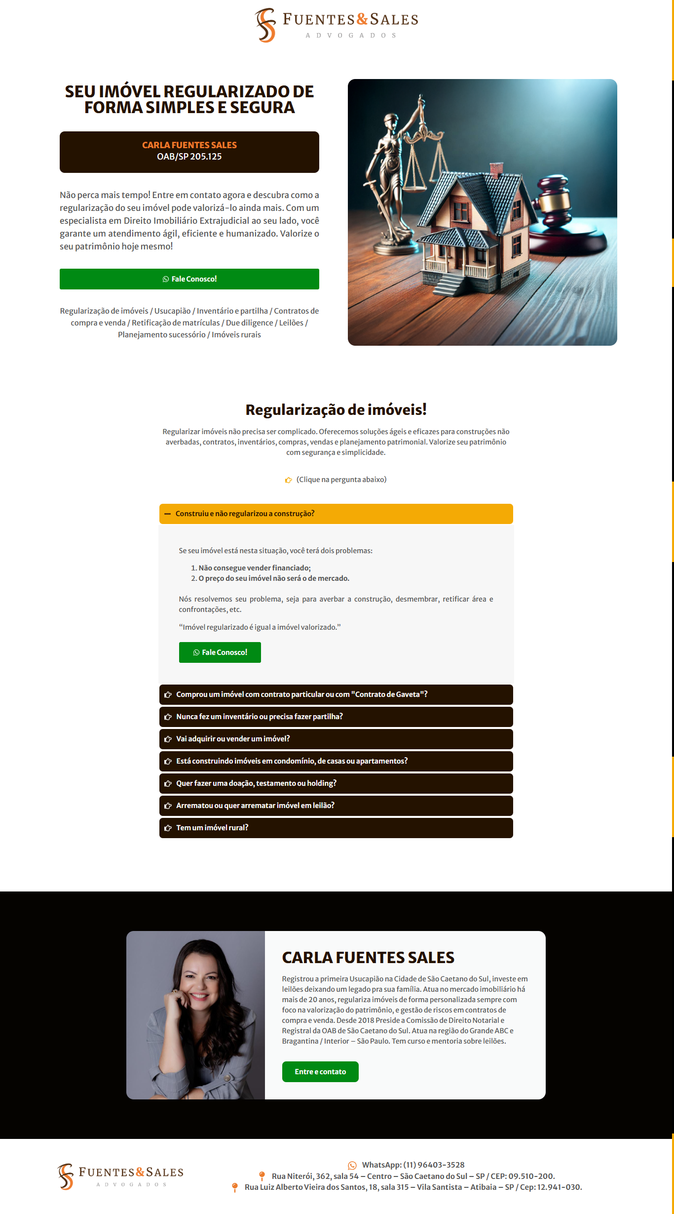 Website Fuentes e Sales